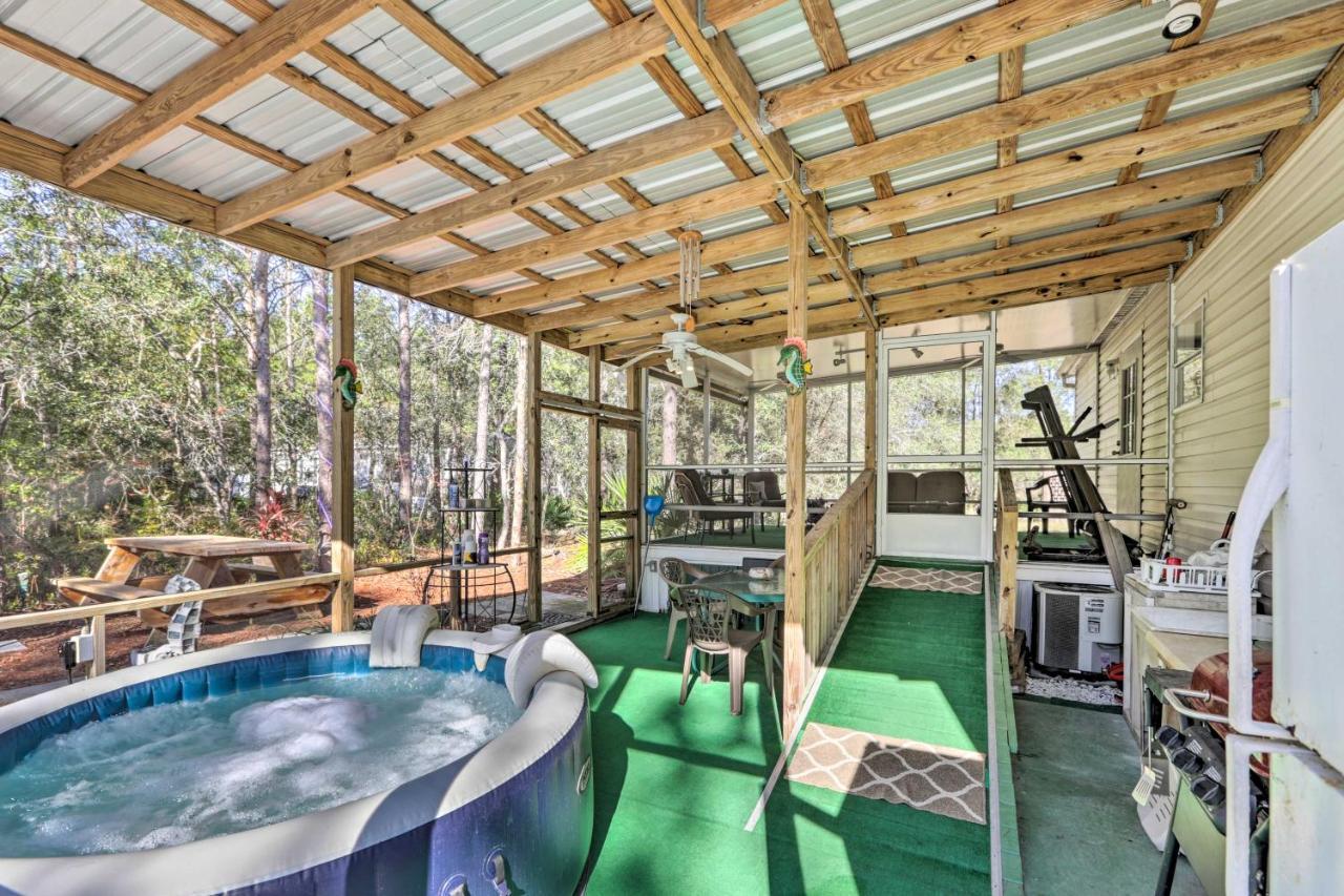 Keaton Beach Escape With Hot Tub 2 Mi To Shore Perry Exterior foto